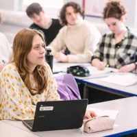 Varndean College, sixth form, Brighton,  students, education, UK, 2024