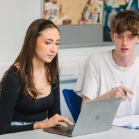 Varndean College, sixth form, Brighton,  students, education, UK, 2024 Varndean College, sixth form, Brighton,  students, education, UK, 2024